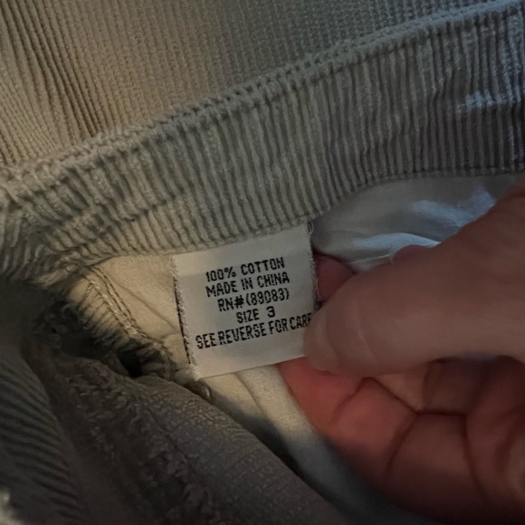 Vintage 1990s/Y2K l.e.i. Corduroy Pants - Boot Cut/Flare Low Rise Button Fly - Picture 5 of 9